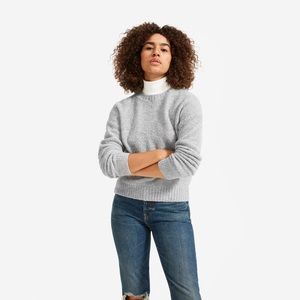 EVERLANE – The Teddy Wool Blend Crew Neck Sweater